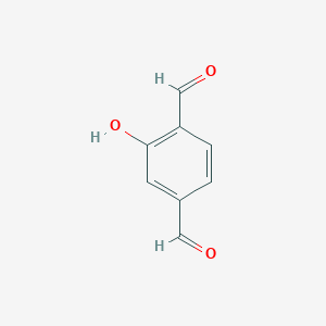 2-Hydroxyterephthalaldehyde chemical structure (CAS 73289-90-4)
