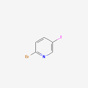 2-Bromo-5-iodopyridine chemical structure (CAS 73290-22-9)