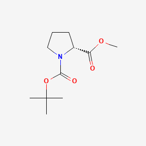 Boc-D-Pro-OMe chemical structure (CAS 73323-65-6)