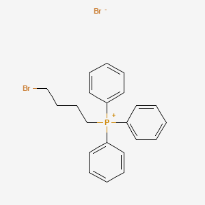 (4-Bromobutyl)triphenylphosphonium bromide chemical structure (CAS 7333-63-3)