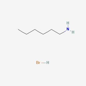 Hexan-1-amine hydrobromide chemical structure (CAS 7334-95-4)
