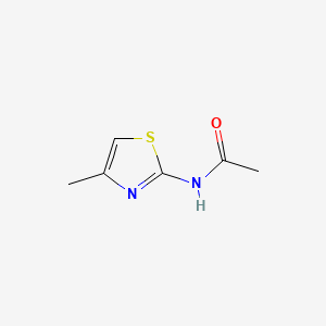 N-(4-Methylthiazol-2-yl)acetamide chemical structure (CAS 7336-51-8)