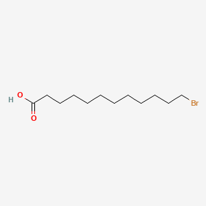 12-Bromododecanoic acid chemical structure (CAS 73367-80-3)