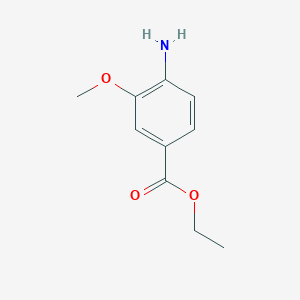 Ethyl 4-amino-3-methoxybenzoate chemical structure (CAS 73368-41-9)