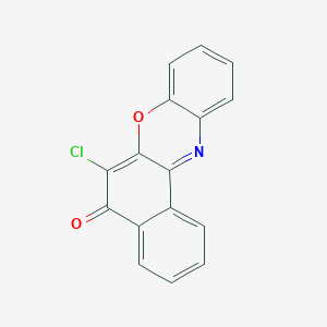 6-Chloro-5H-benzo[a]phenoxazin-5-one chemical structure (CAS 73397-07-6)