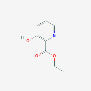 Ethyl 3-hydroxypicolinate chemical structure (CAS 73406-50-5)