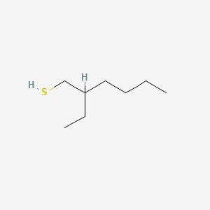 2-Ethyl-1-hexanethiol chemical structure (CAS 7341-17-5)