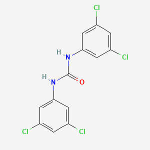1,3-Bis(3,5-dichlorophenyl)urea chemical structure (CAS 73439-19-7)