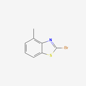 2-Bromo-4-methylbenzo[d]thiazole chemical structure (CAS 73443-76-2)