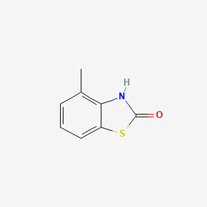 4-Methylbenzo[d]thiazol-2(3H)-one chemical structure (CAS 73443-84-2)