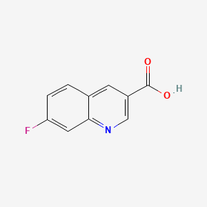 7-Fluoroquinoline-3-carboxylic acid chemical structure (CAS 734524-15-3)