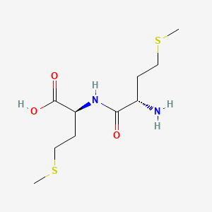 (S)-2-((S)-2-Amino-4-(methylthio)butanamido)-4-(methylthio)butanoic acid chemical structure (CAS 7349-78-2)