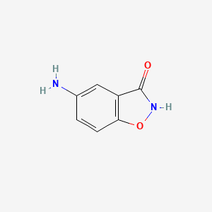 5-Aminobenzo[d]isoxazol-3(2H)-one chemical structure (CAS 73498-28-9)