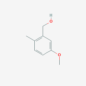 (5-Methoxy-2-methylphenyl)methanol chemical structure (CAS 73502-04-2)