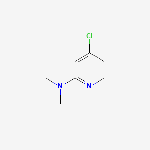 4-Chloro-N,N-dimethylpyridin-2-amine chemical structure (CAS 735255-56-8)