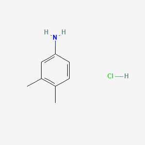 3,4-Dimethylaniline hydrochloride chemical structure (CAS 7356-54-9)