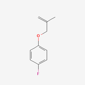 1-Fluoro-4-((2-methylallyl)oxy)benzene chemical structure (CAS 73566-46-8)