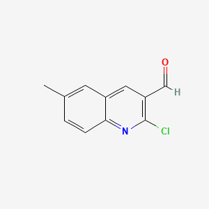 2-Chloro-6-methylquinoline-3-carbaldehyde chemical structure (CAS 73568-27-1)