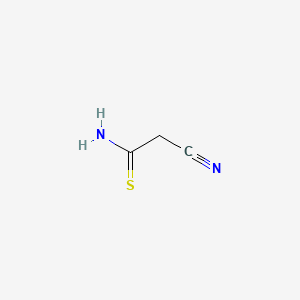 2-Cyanothioacetamide chemical structure (CAS 7357-70-2)