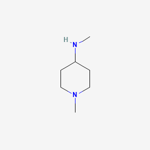 1-Methyl-4-(methylamino)piperidine chemical structure (CAS 73579-08-5)