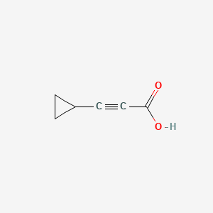 3-Cyclopropylpropiolic acid chemical structure (CAS 7358-93-2)