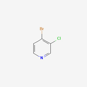 4-Bromo-3-chloropyridine chemical structure (CAS 73583-41-2)