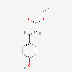 (E)-Ethyl 3-(4-Hydroxyphenyl)acrylate chemical structure (CAS 7362-39-2)