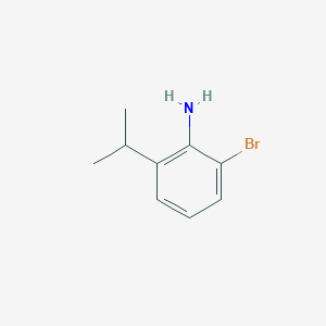 2-Bromo-6-isopropylaniline chemical structure (CAS 73621-40-6)