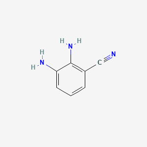 2,3-Diaminobenzonitrile chemical structure (CAS 73629-43-3)