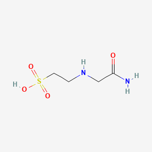 N-(Carbamoylmethyl)-2-aminoethanesulfonic Acid chemical structure (CAS 7365-82-4)