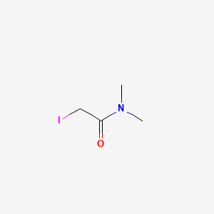 2-Iodo-N,N-dimethylacetamide chemical structure (CAS 73664-43-4)