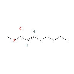 (E)-2-Methyl oct-2-enoate chemical structure (CAS 7367-81-9)