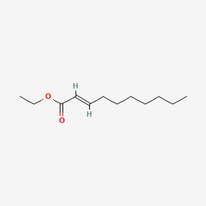Ethyl trans-2-decenoate chemical structure (CAS 7367-88-6)