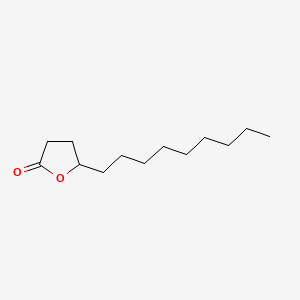 5-Nonyldihydrofuran-2(3H)-one chemical structure (CAS 7370-36-7)