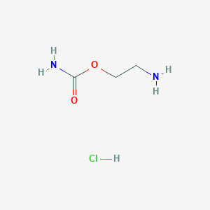 2-Aminoethyl carbamate hydrochloride chemical structure (CAS 73711-22-5)