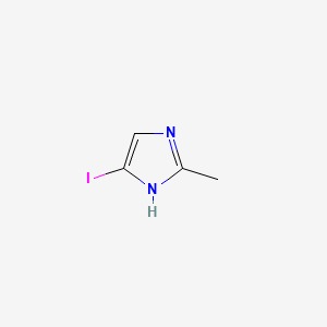 5-Iodo-2-methyl-1H-imidazole chemical structure (CAS 73746-45-9)