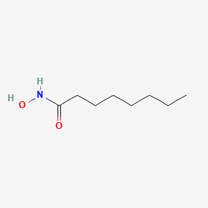 Octanohydroxamic acid chemical structure (CAS 7377-03-9)