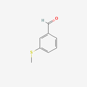 3-(Methylthio)benzaldehyde chemical structure (CAS 73771-35-4)