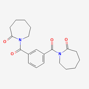 1,1'-Isophthaloylbis(azepan-2-one) chemical structure (CAS 7381-13-7)