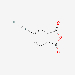 5-Ethynylisobenzofuran-1,3-dione chemical structure (CAS 73819-76-8)