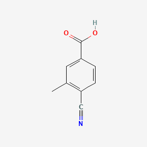 4-Cyano-3-methylbenzoic acid chemical structure (CAS 73831-13-7)