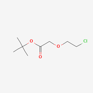 tert-Butyl 2-(2-chloroethoxy)acetate chemical structure (CAS 73834-55-6)