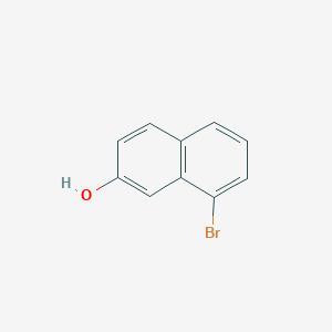 8-Bromonaphthalen-2-ol chemical structure (CAS 7385-87-7)