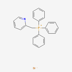 Triphenyl(pyridin-2-ylmethyl)phosphonium bromide chemical structure (CAS 73870-22-1)