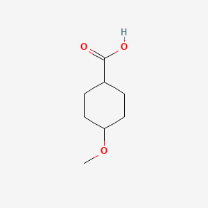 trans-4-Methoxycyclohexanecarboxylic acid chemical structure (CAS 73873-61-7)