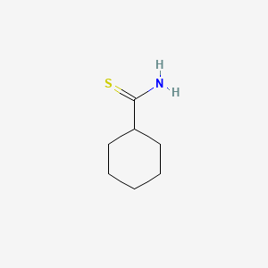 Cyclohexanecarbothioamide chemical structure (CAS 7390-42-3)