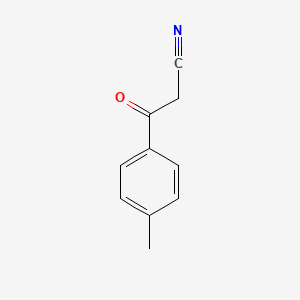 4-Methylbenzoylacetonitrile chemical structure (CAS 7391-28-8)