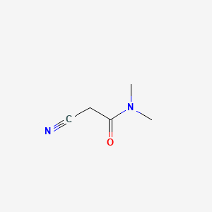 2-Cyano-N,N-dimethylacetamide chemical structure (CAS 7391-40-4)