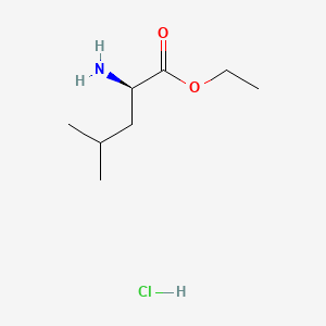 H-D-Leu-OEt.HCl chemical structure (CAS 73913-65-2)