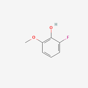 2-Fluoro-6-methoxyphenol chemical structure (CAS 73943-41-6)